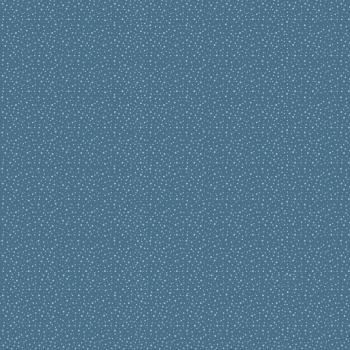 Dini Design - Scrapbook Papier ca. 30x30 cm - Punkte-Blumen - Schwedenblau 10 Bögen