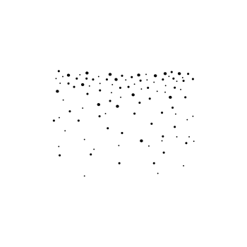 Stempel - Schnee/Punkte - B 55 x H 35 mm