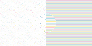 Dini Design - Scrapbook Papier - ca. 30x30cm - Konfetti-Streifen 10 Bögen