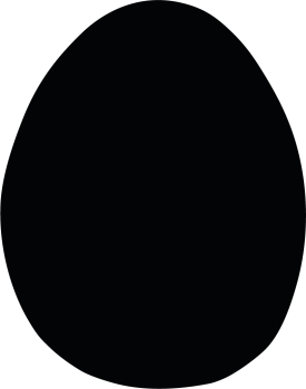 Stempel - Ei flächig - B 22 x H 28 mm