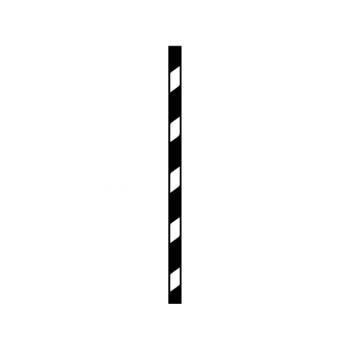 Stempel - Strohhalm -  B 2 x H 35 mm