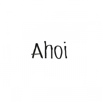 Stempel - Ahoi groß - B 45 x H 20 mm