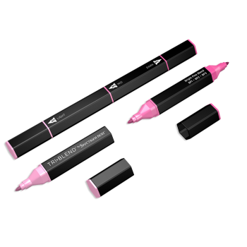 SN - Triblend - Bright Pink Blend