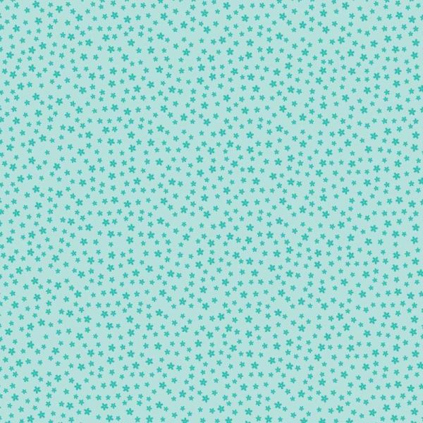 Dini Design - Scrapbook Papier ca. 30x30 cm - Punkte-Blumen - Mintgrün 10 Bögen