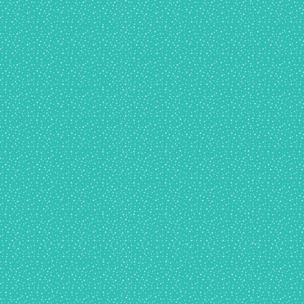 Dini Design - Scrapbook Papier ca. 30x30 cm - Punkte-Blumen - Mintgrün 10 Bögen