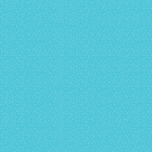 Dini Design - Scrapbook Papier ca. 30x30 cm - Punkte-Blumen - Lagunenblau 10 Bögen