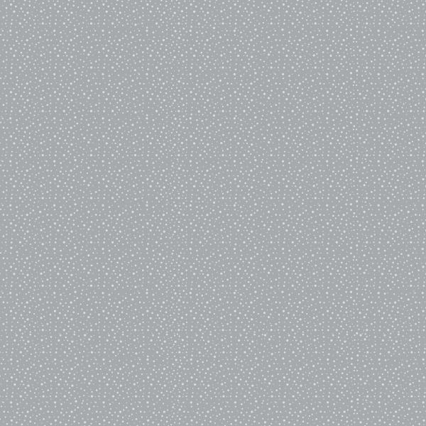 Dini Design - Scrapbook Papier ca. 30x30 cm - Punkte-Blumen - Steingrau 10 Bögen