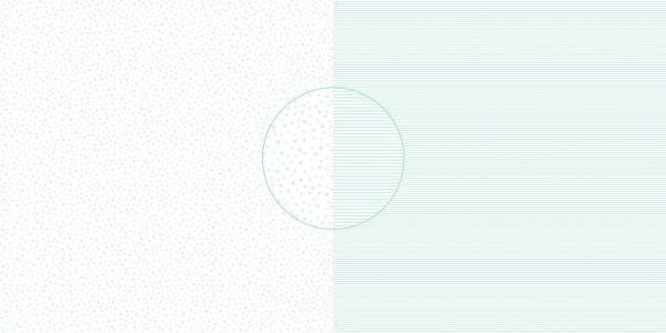 Dini Design - Scrapbook Papier - ca. 30x30cm - zuckerblau Sterne/Streifen 10 Bögen