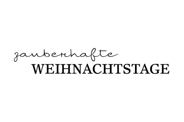 Stempel - zauberhafte Weihnachtstage - B 75 x H 15 mm