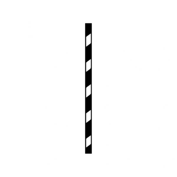Stempel - Strohhalm -  B 2 x H 35 mm