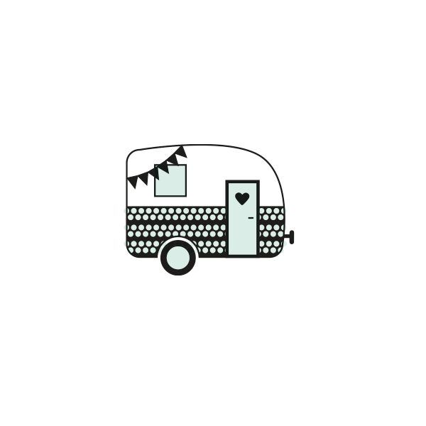 Stempel - Wohnwagen groß - B 55 x H 35 mm