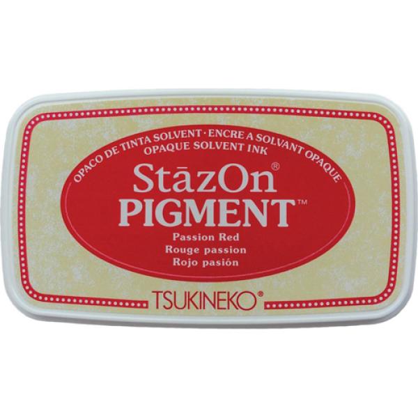 StazOn Pigment Ink - Passion Red