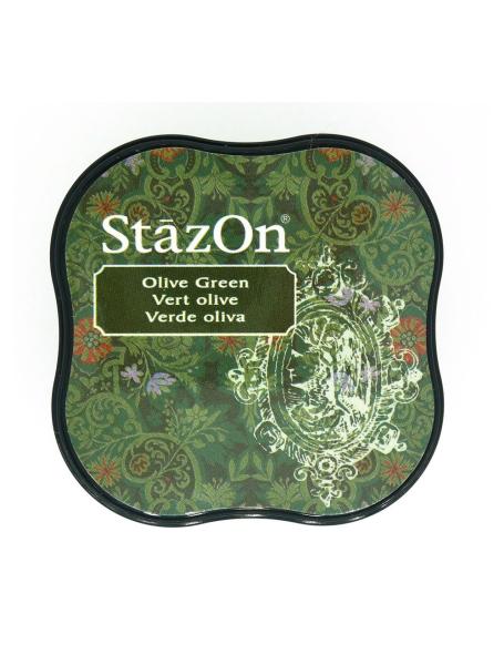 StazOn Ink Midi - Olive green