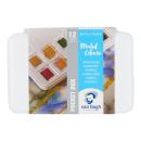 Aquarellfarbe Pocket Box 12 Näpfchen Gedeckte Farben