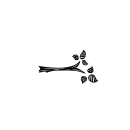 Stempel - Zweig groß - B 65 x H 45 mm