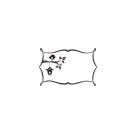 Stempel - Etikett Vogel, Zweig & Vogelhaus - B 65 x H 45 mm