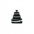 Stempel - Torte groß - B 40 x H 40 mm
